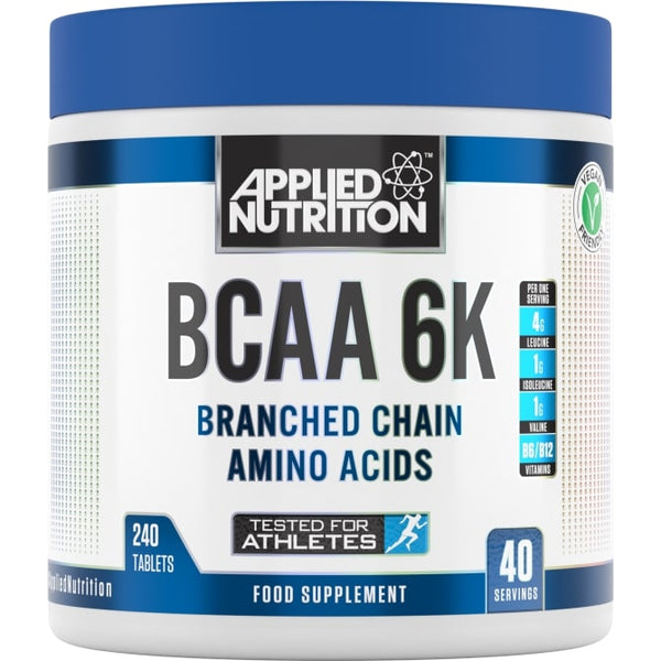 Applied Nutrition BCAA 6K amino rūgštys tabletėmis