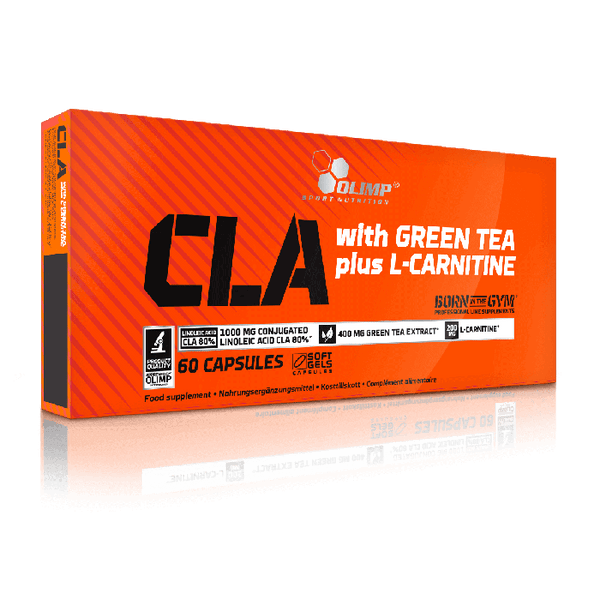 Olimp CLA & Green Tea + L-Carnitine 60 Kaps riebalų degintojas