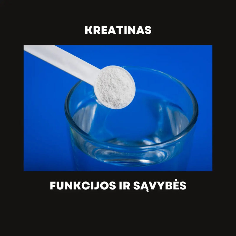 Kreatinas - funkcijos ir sąvybės